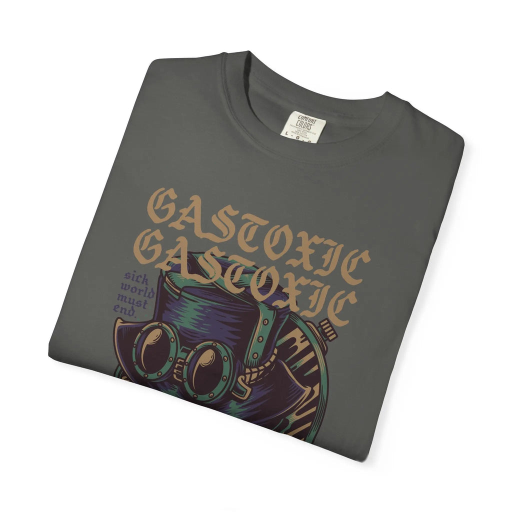 Gastoxic Steam Punk Character Design Graphic Printed T-Shirt - Sinful Threads