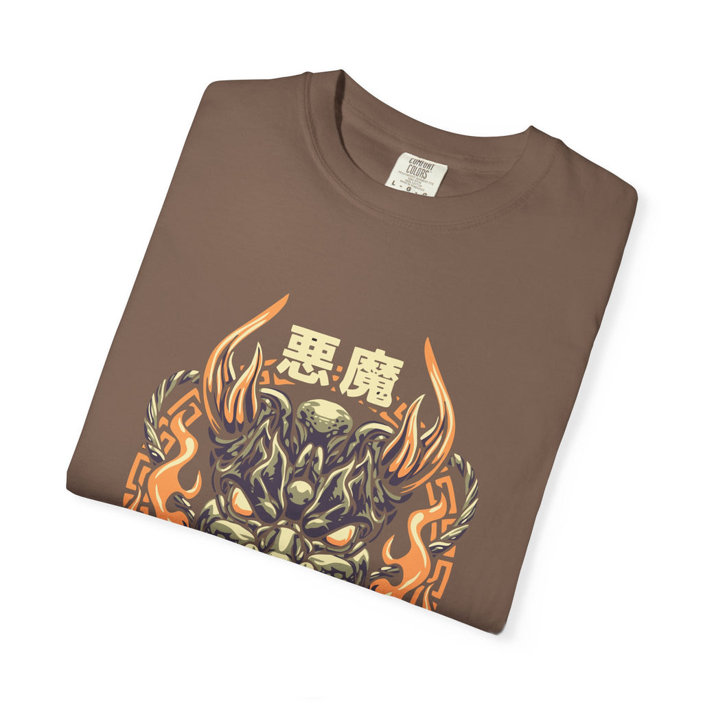 Oni Mask Shirt - Japanese Demon Tee for Evil Spirit Culture - Sinful Threads