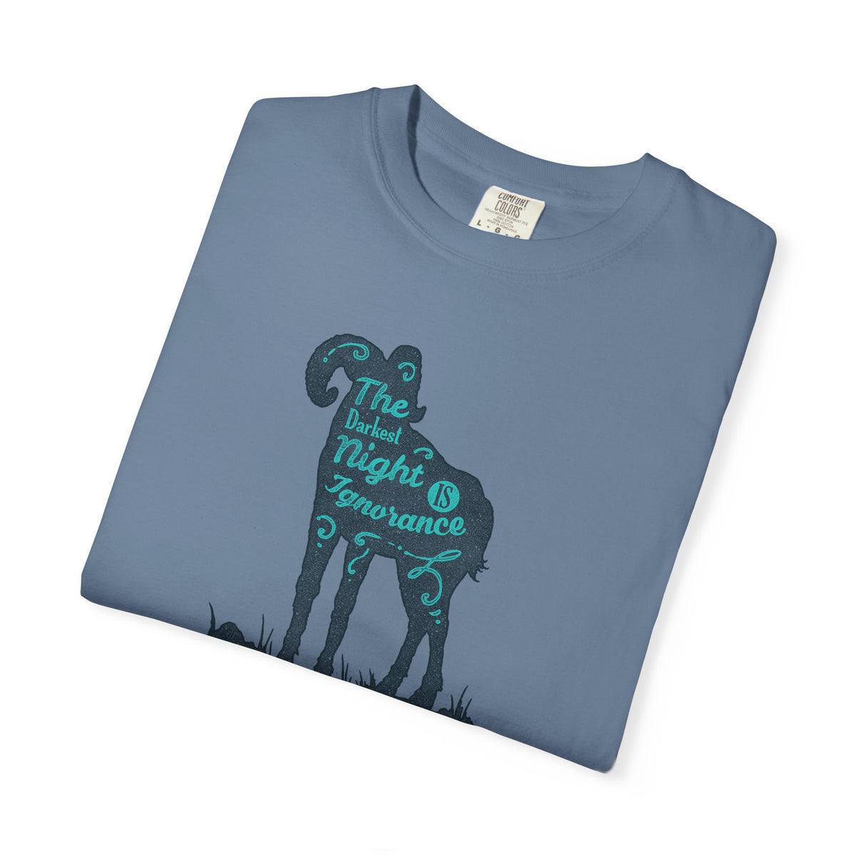 The Darkest Night Ignorance Illustration Unisex T-Shirt - Sinful Threads