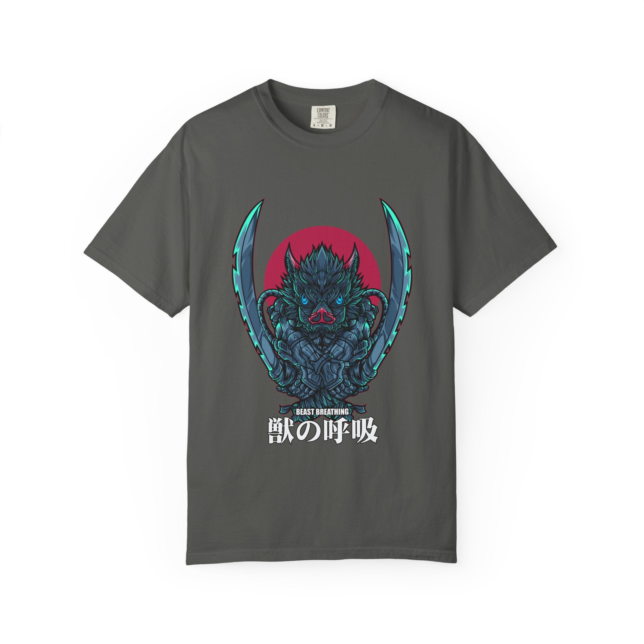 Wild Boar Beast Breathing Tee Modern Anime Graphic - Sinful Threads