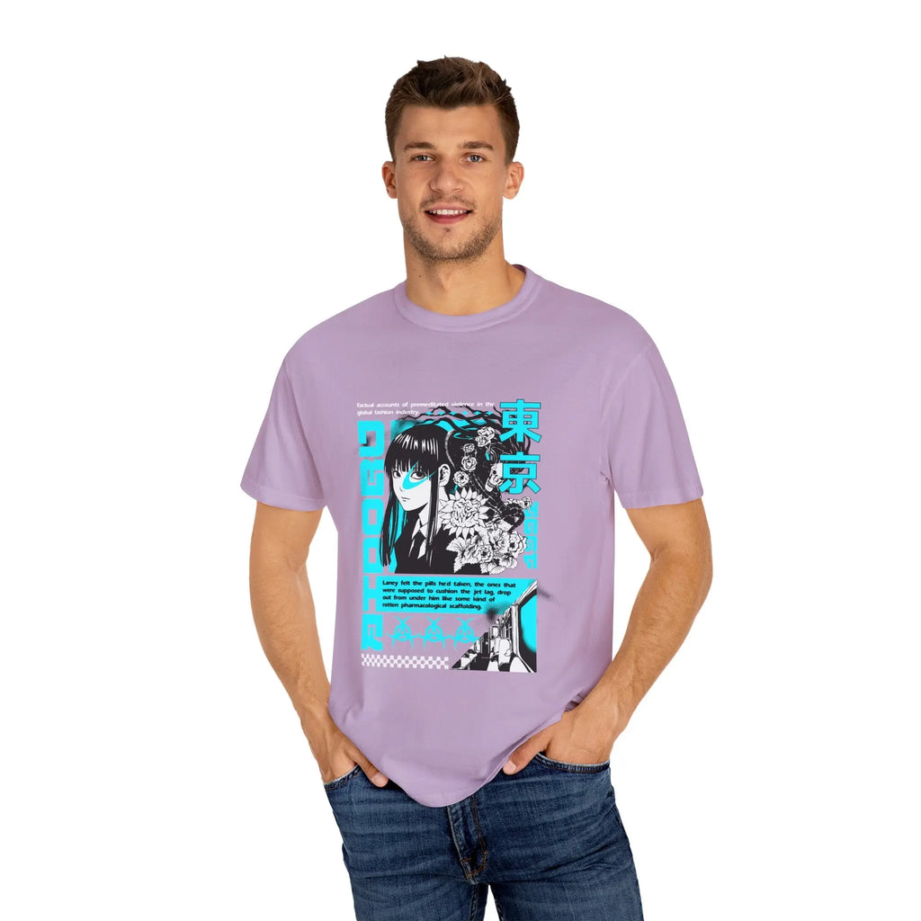 Anime Grunge Tee - Tokyo Y2K Vaporwave - Street Gift - Sinful Threads