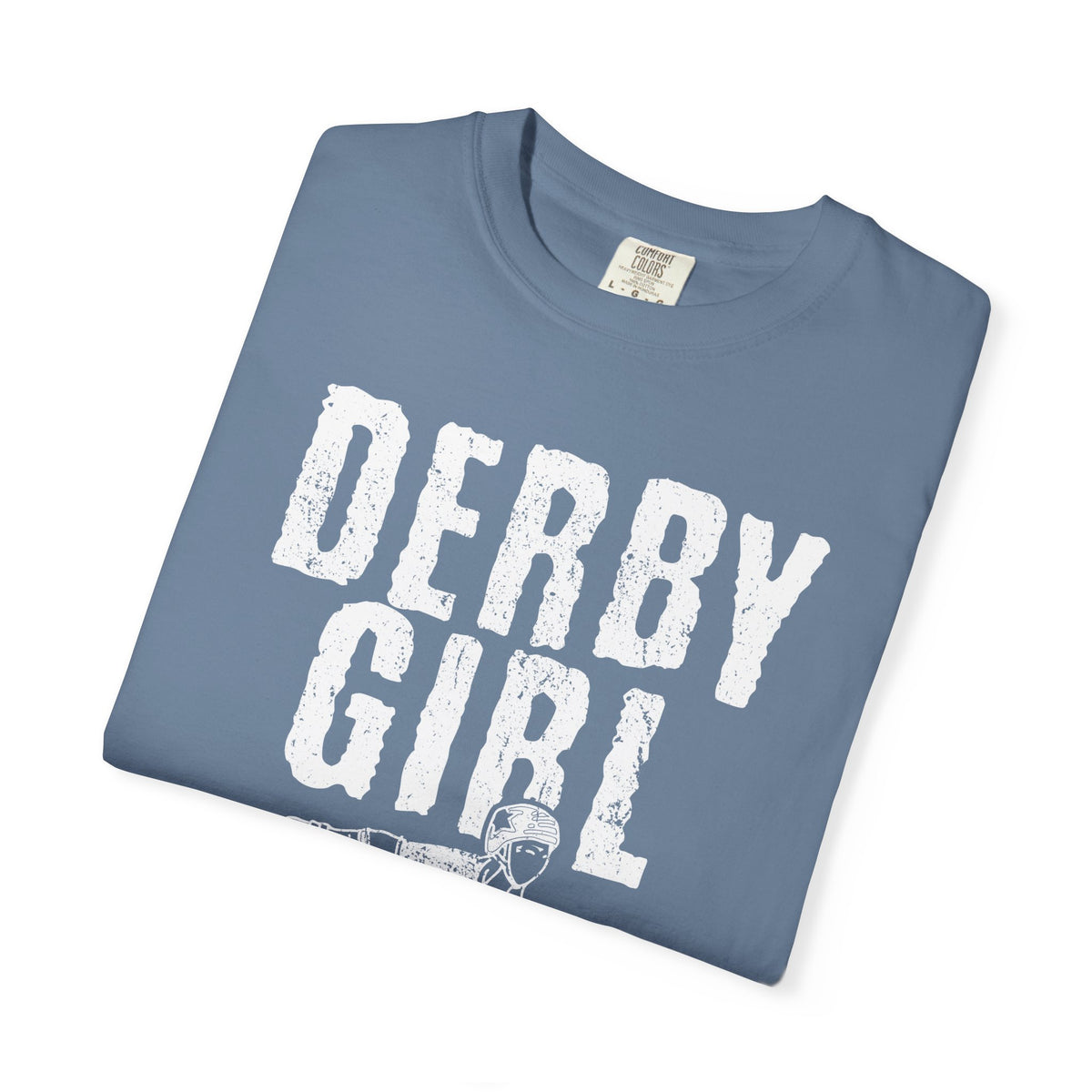 Derby Girl Skater Illustration Sports Design T-Shirt