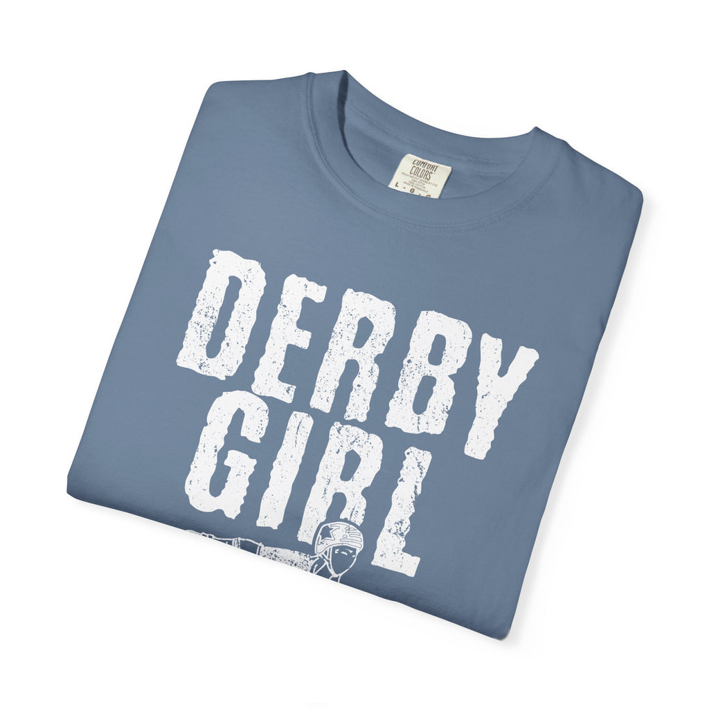 Derby Girl Skater Illustration Sports Design T-Shirt - Sinful Threads
