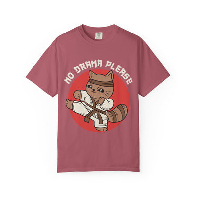 Karate cat shirt - no drama please tee - funny gift - Sinful Threads