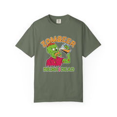 Funny Zombie Shirt - Zombeer Drink Dead Tee - Beer Gift