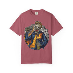 Punk Skull Shirt – Mohawk Skeleton Graphic Tee, Edgy Punk Rocker