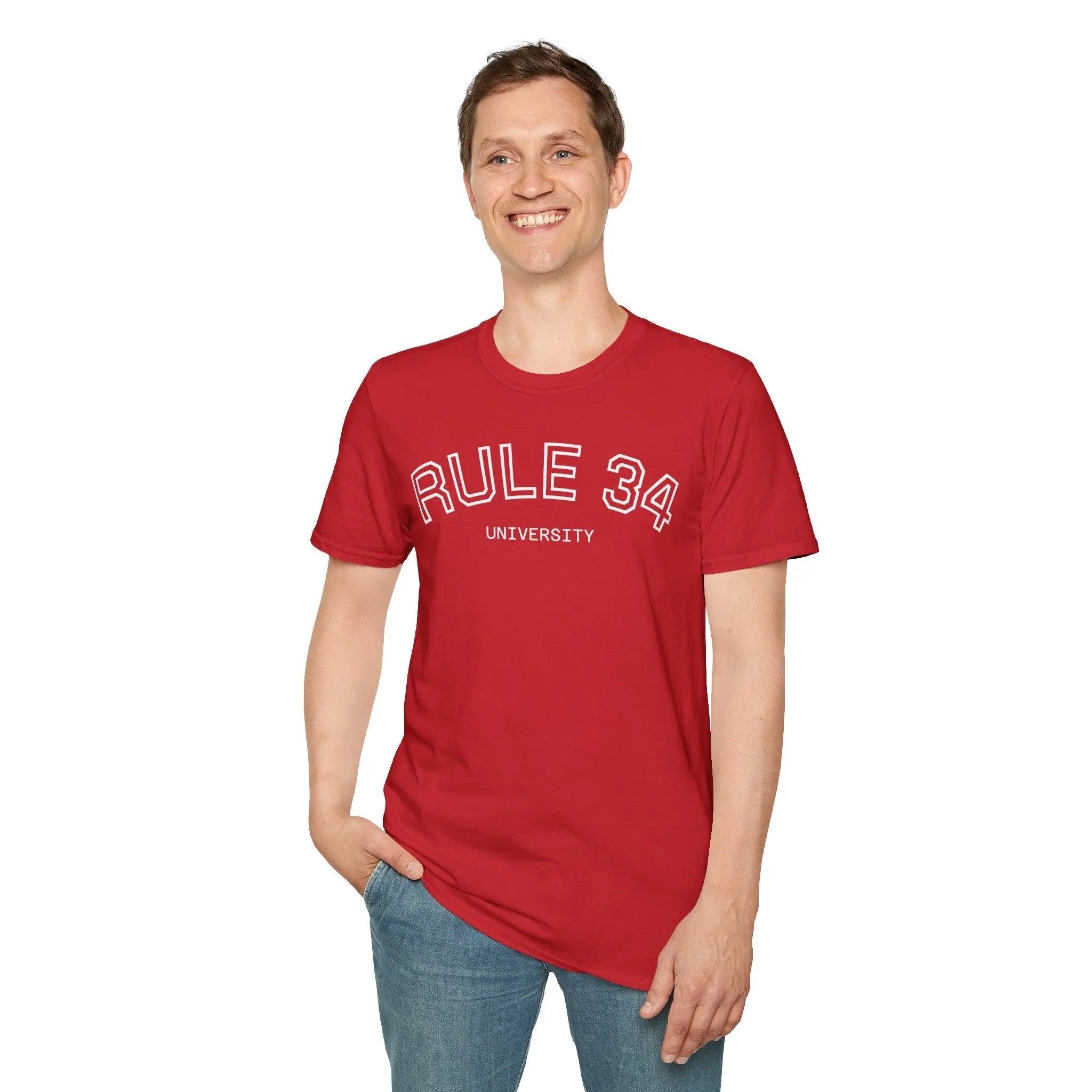 Rule 34 University Shirt - Funny Meme & Internet Culture Tee Printify