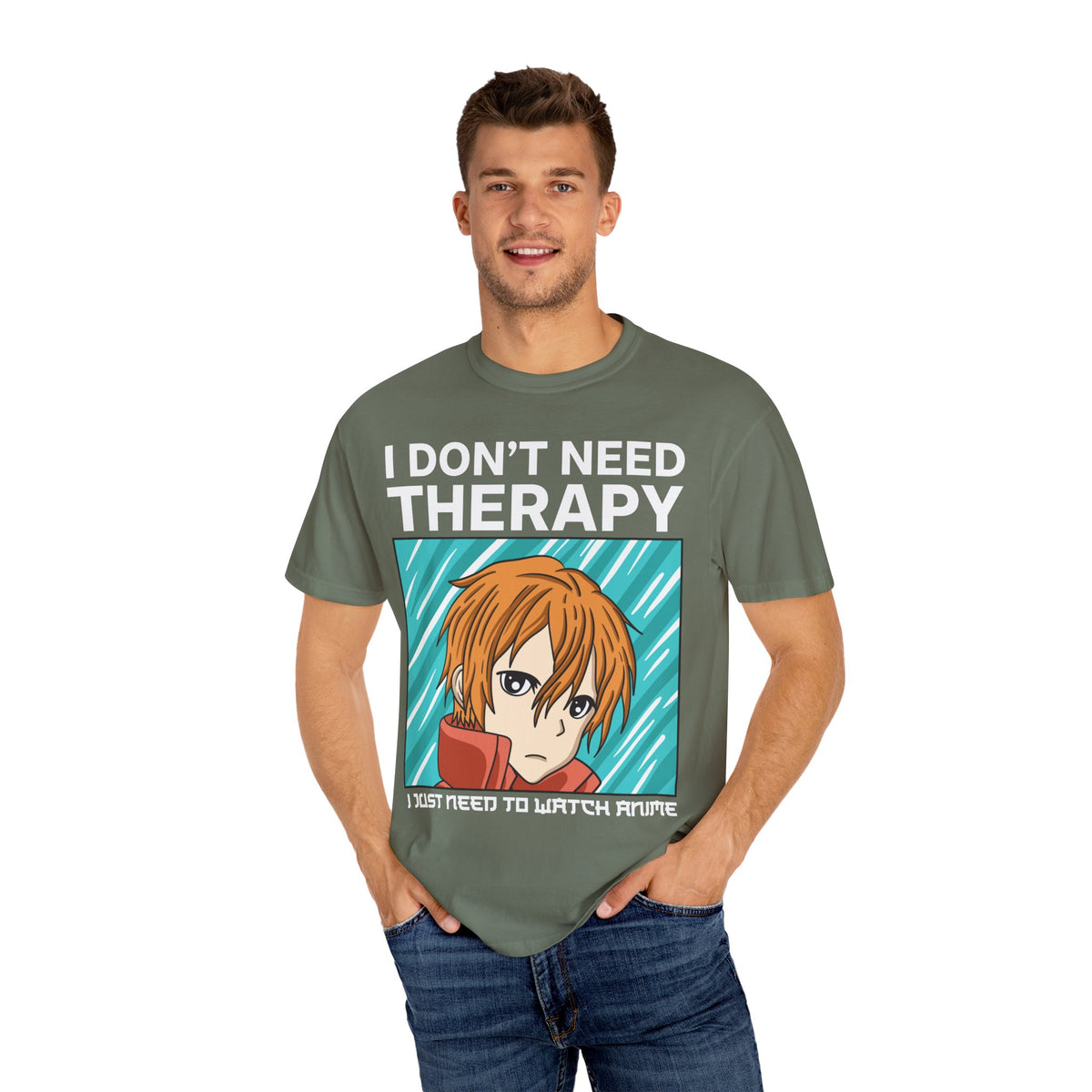 Anime Therapy Shirt – I Don’t Need Therapy Manga Style Tee