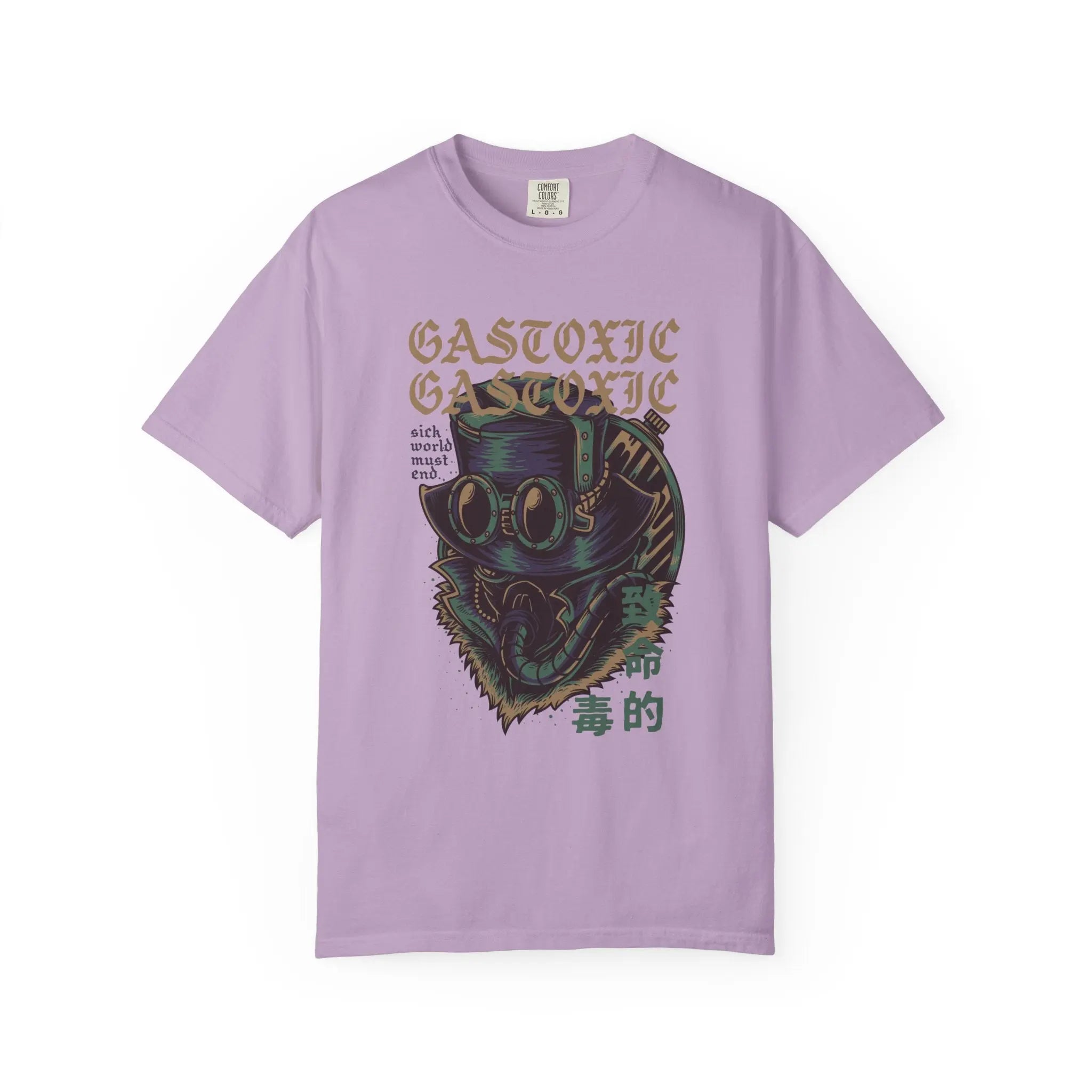 Gastoxic Steam Punk Character Design Graphic Printed T-Shirt - Sinful Threads