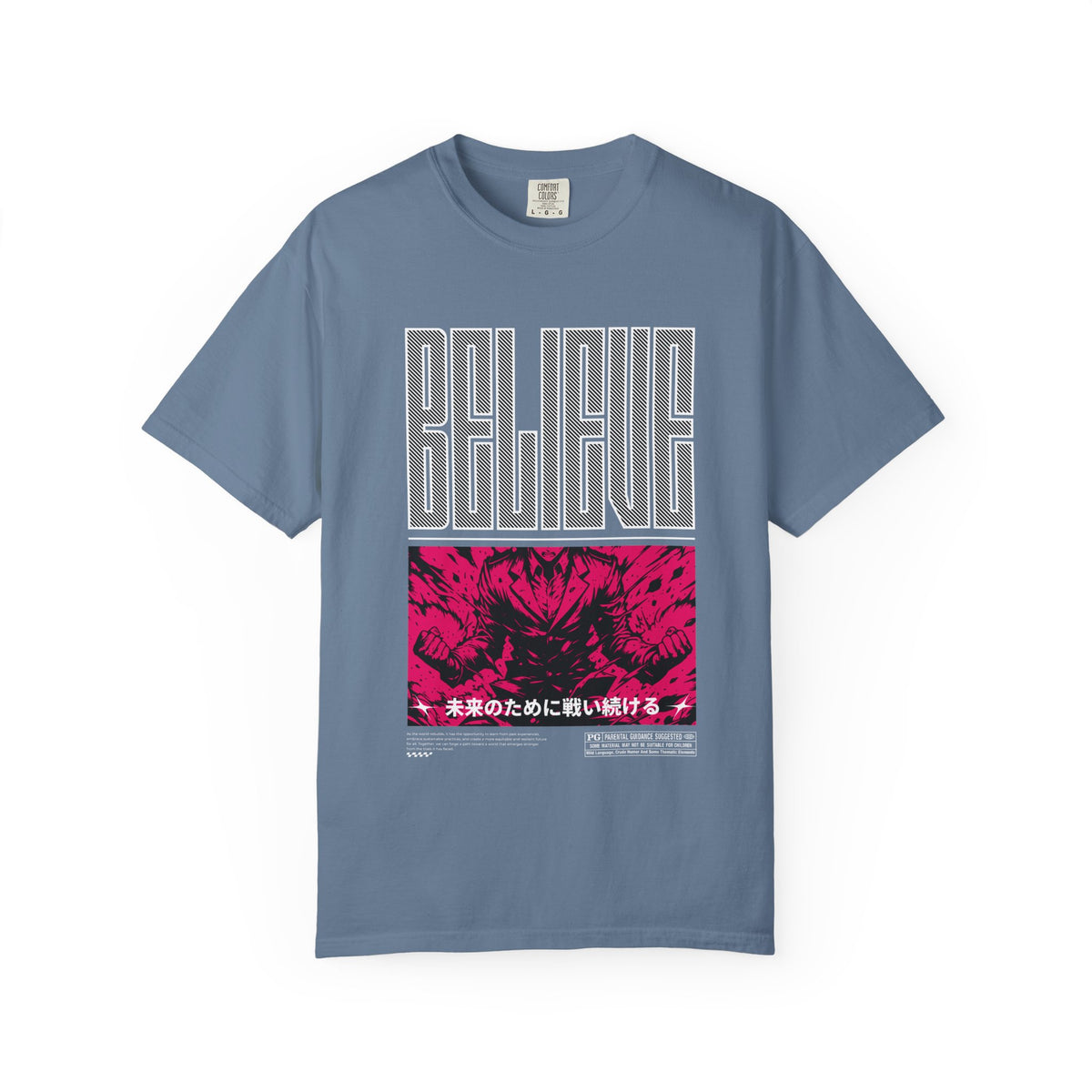 Believe Anime Tee - Bold Japanese Motivational - Gift