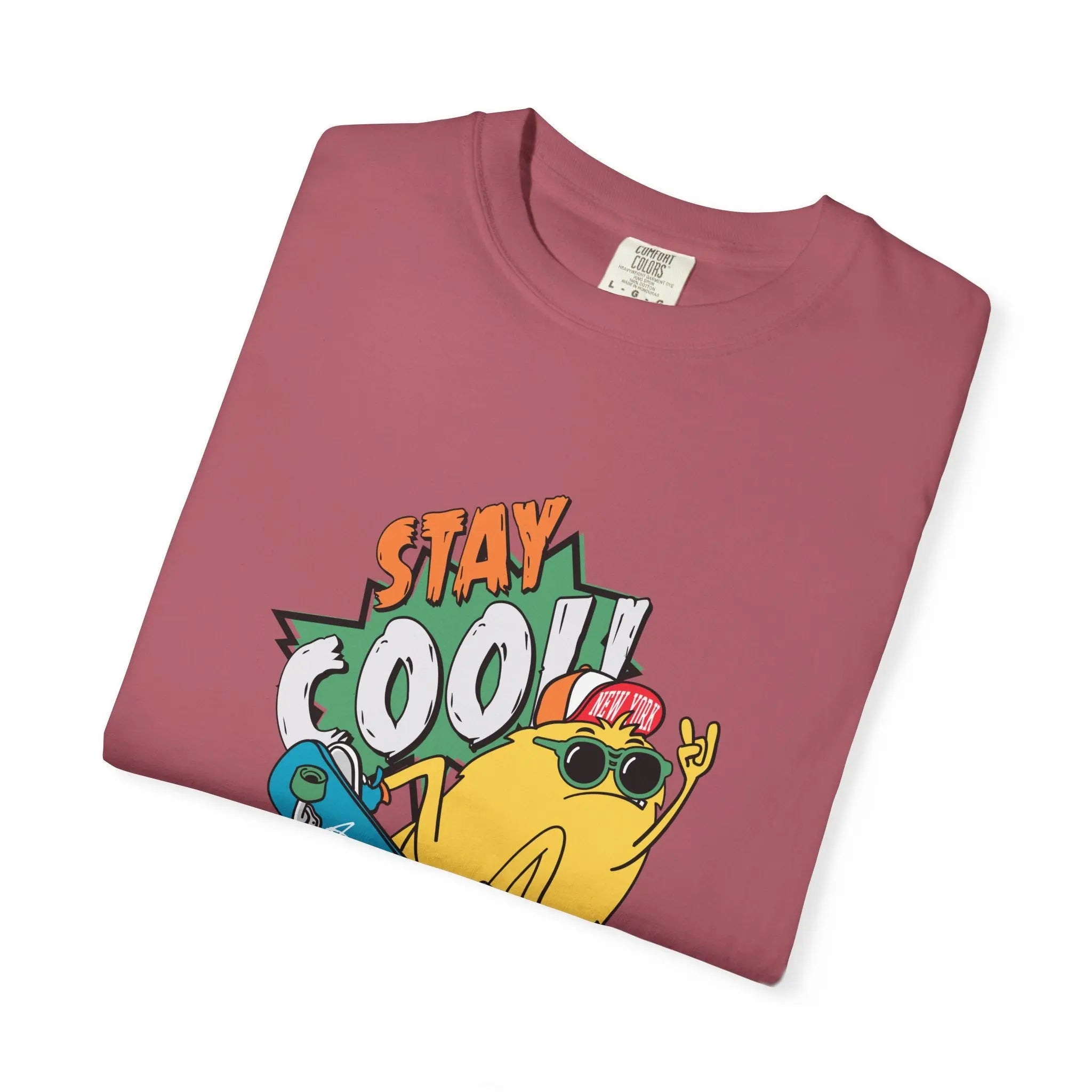 Stay Cool Awesome New York Skateboard Graphic T-Shirt - Sinful Threads