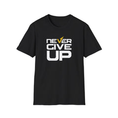Never Give Up Motivational Graphic Tee - Inspiring Persistence
