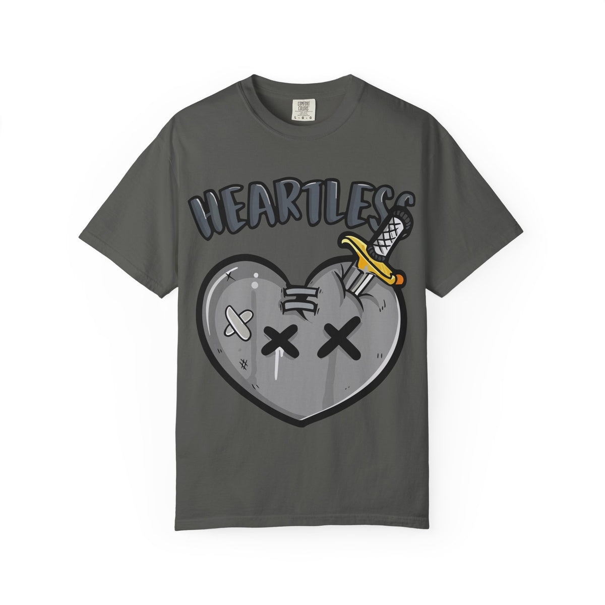 Heartless Grunge Tee – Broken Heart Shirt for Emo Aesthetic - Sinful Threads