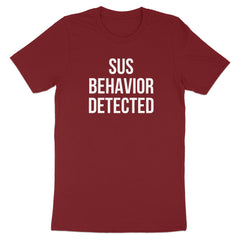 Sus Behavior Detected Graphic Tee Shirt product