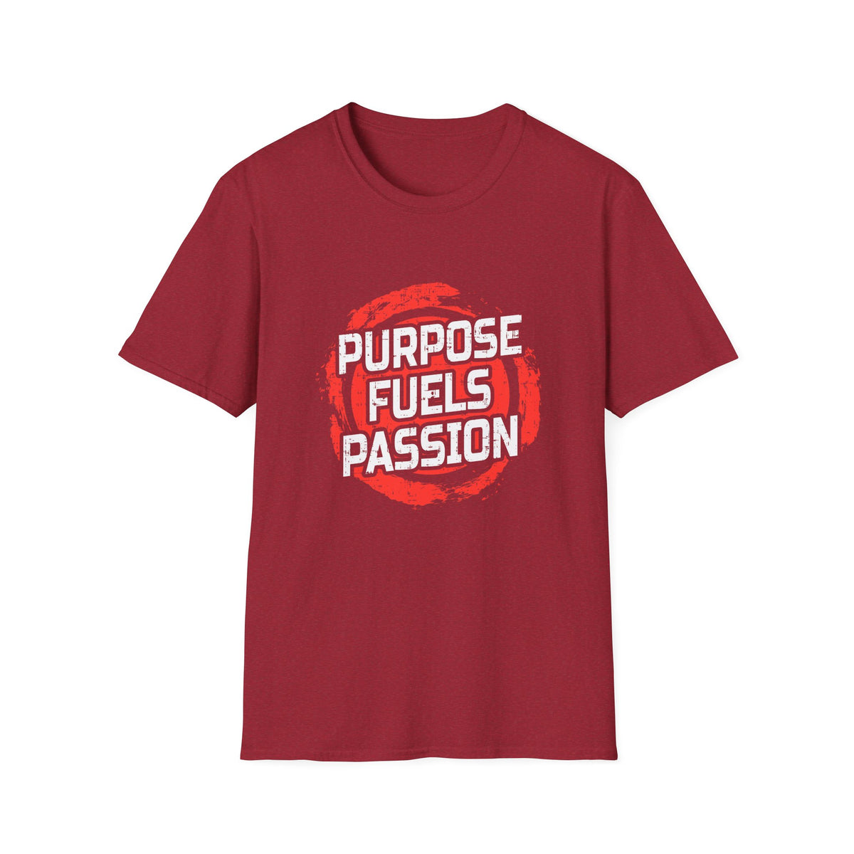 Purpose Fuels Passion Motivational Graphic Tee Statement