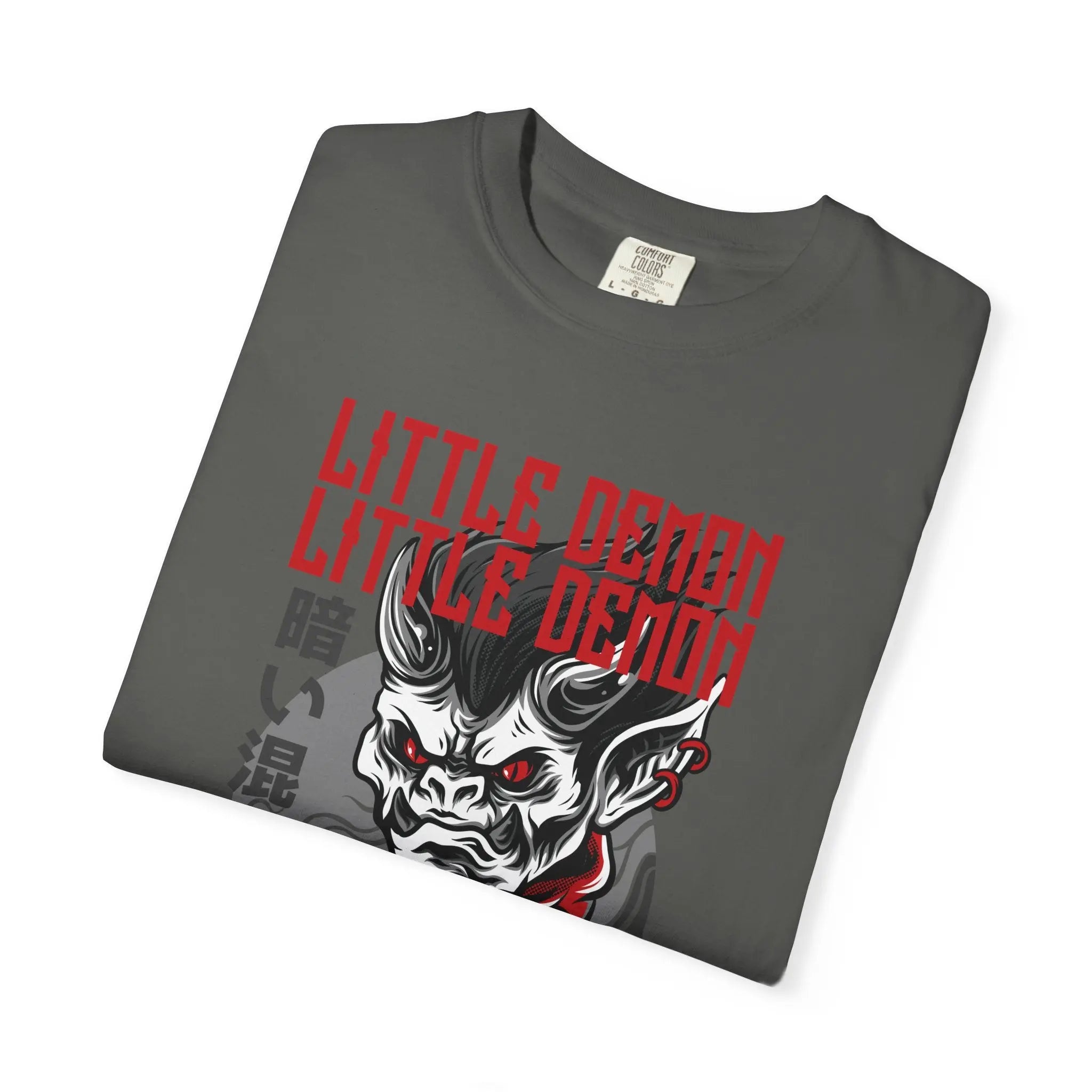 Little Demon Graphic Tee with Bold Art T-Shirt - Sinful Threads