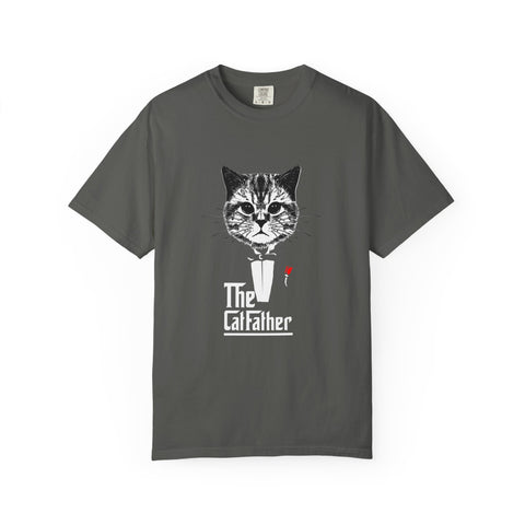 Cat Father Tee - Funny Kitten Shirt - Tuxedo Graphic Tee