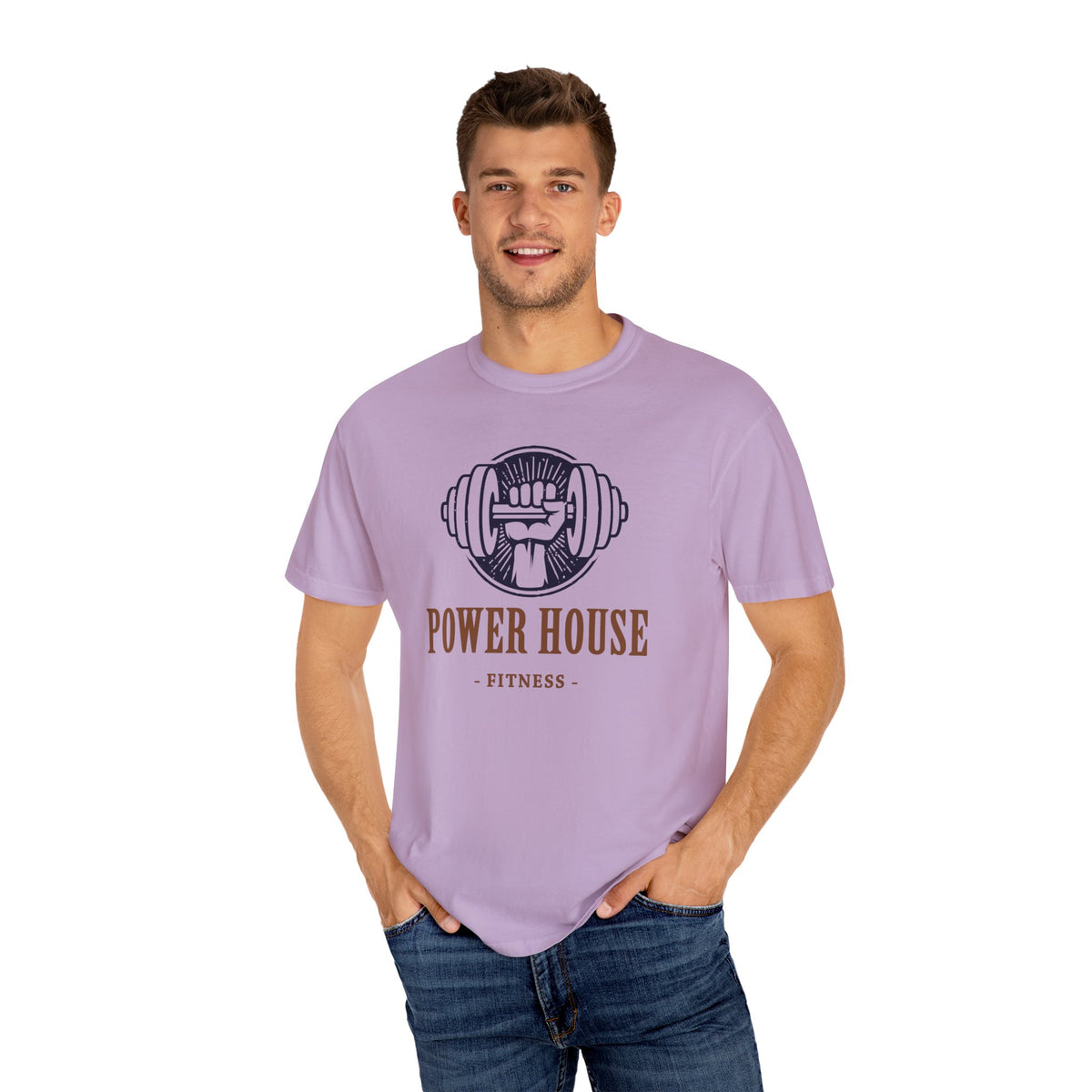 Power House Fitness Gym Workout Motivation Design T-Shirt