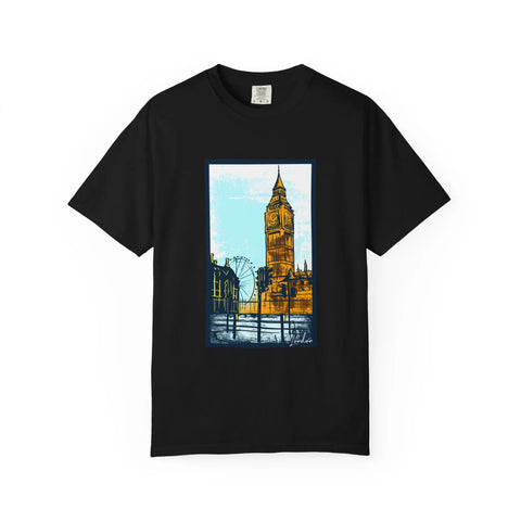 Iconic London Cityscape Big Ben T-Shirt - Sinful Threads