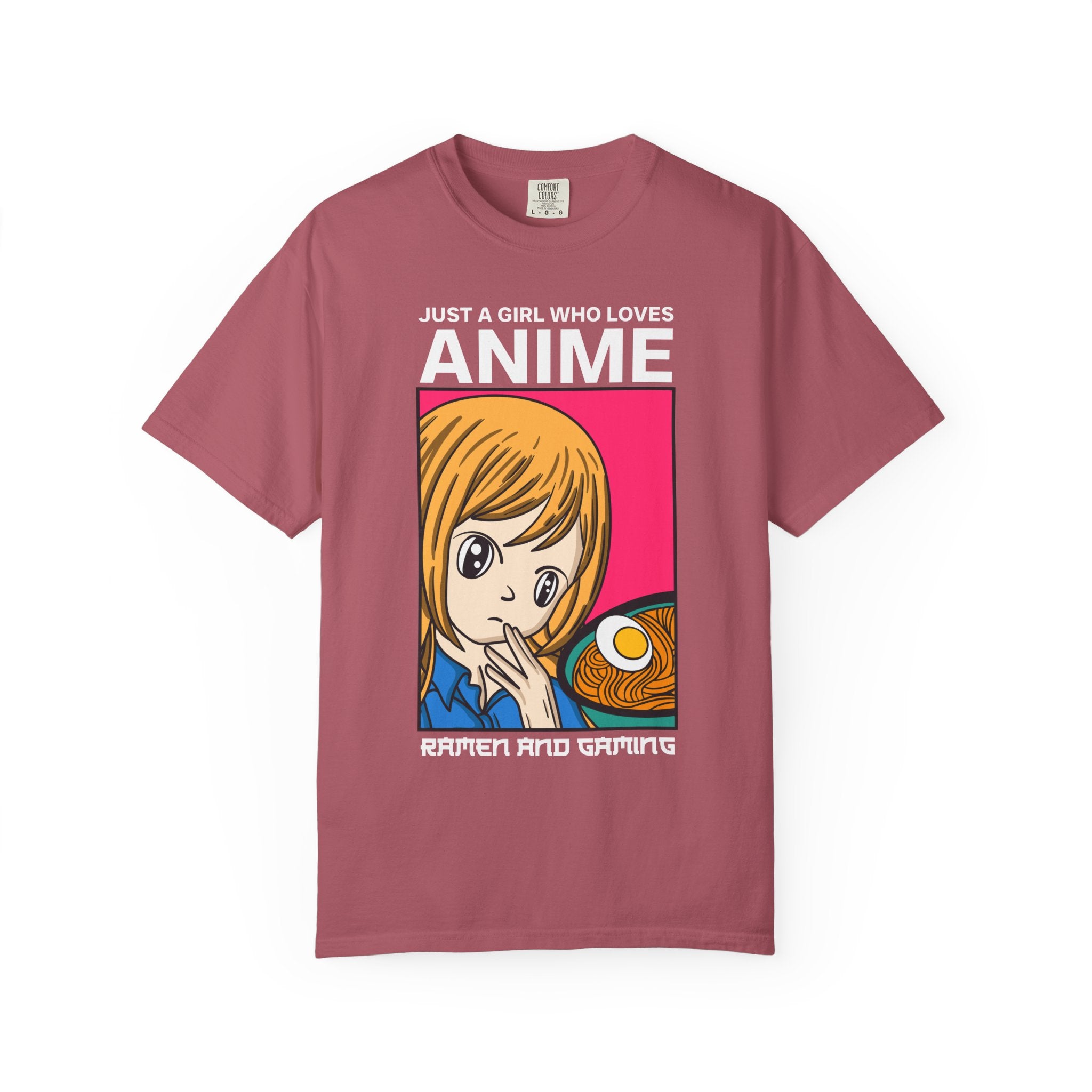 Girl Ramen Gaming Shirt – Cute Noodle Anime Gamer Tee - Sinful Threads