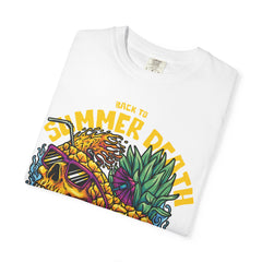 Pineapple Skull Tee - Tropical Skull Tee - Edgy Summer Gift