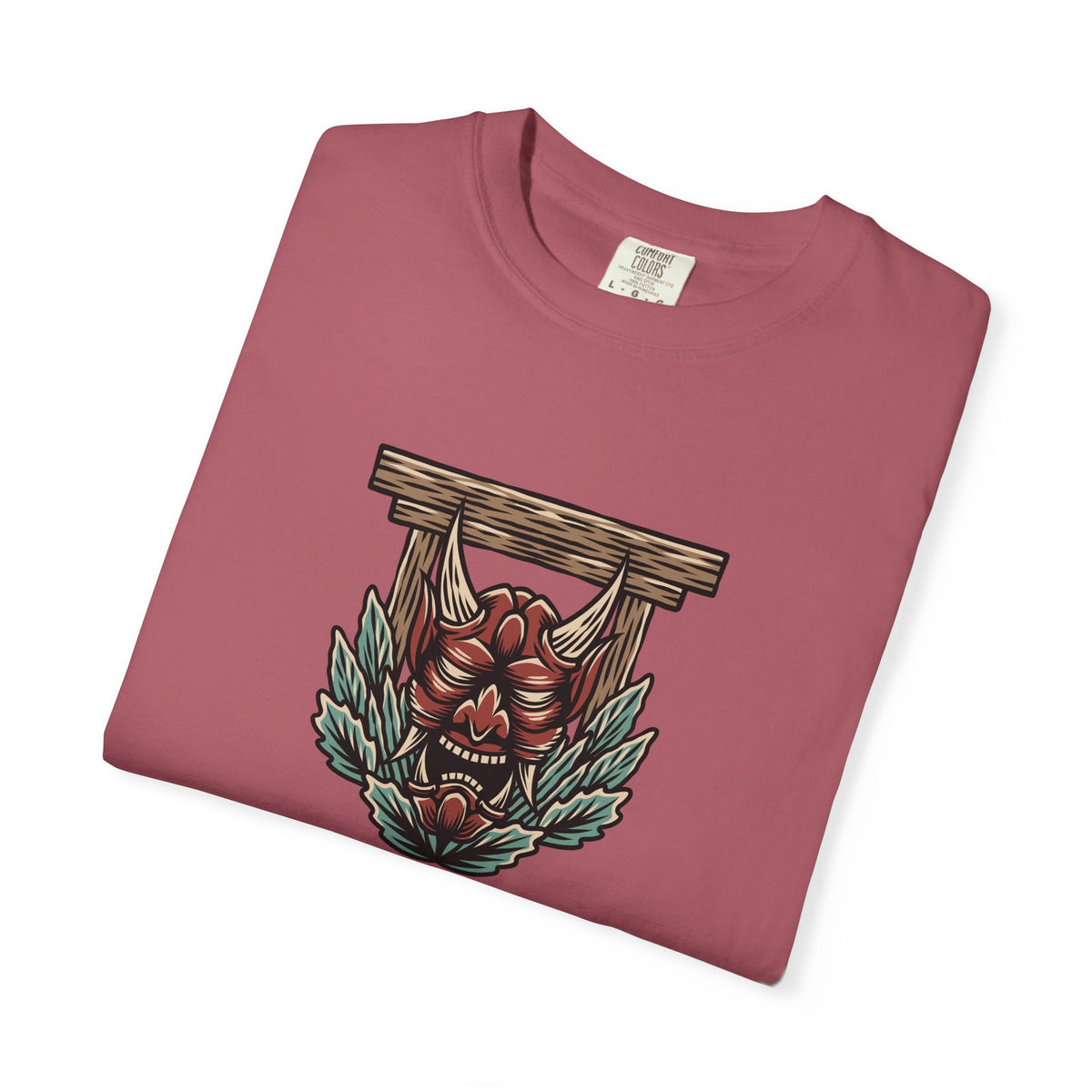 Asian inspired art shirt - Japanese demon graphic tee
