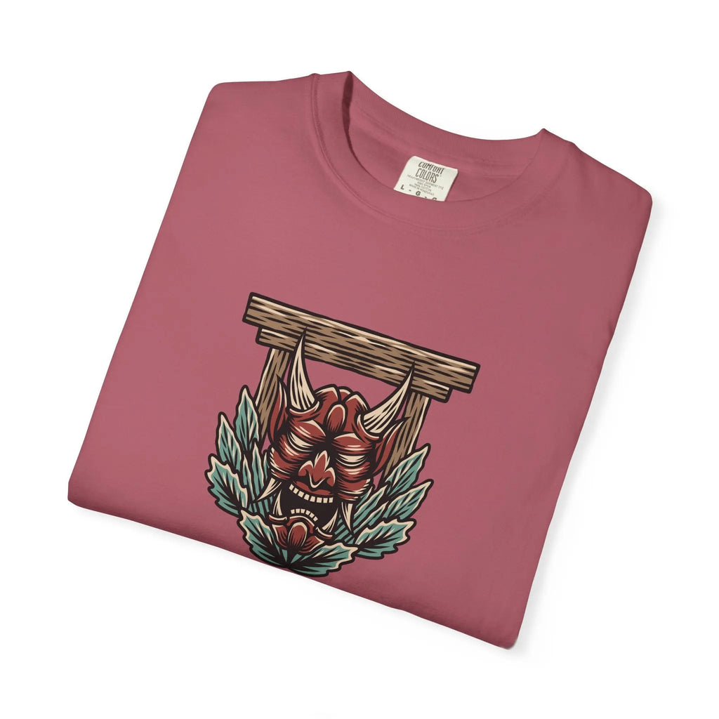 Asian inspired art shirt - Japanese demon graphic tee - Sinful Threads