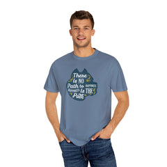 Happiness is The Path Design Motivational Quote T-Shirt