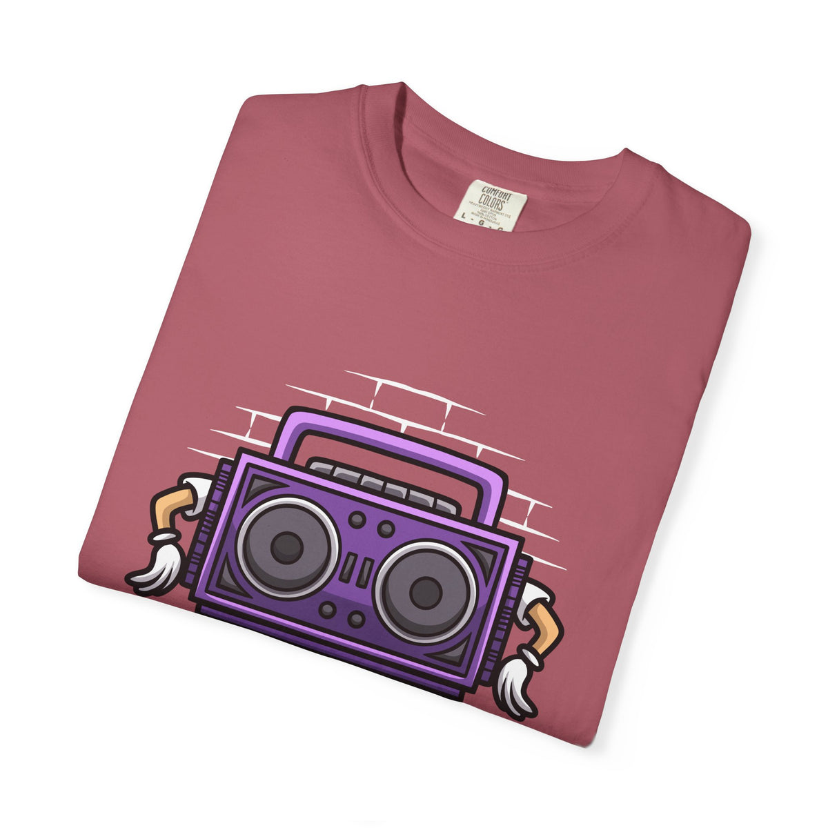 Retro Boombox Tee - Cartoon Radio Shirt - Vintage Gift