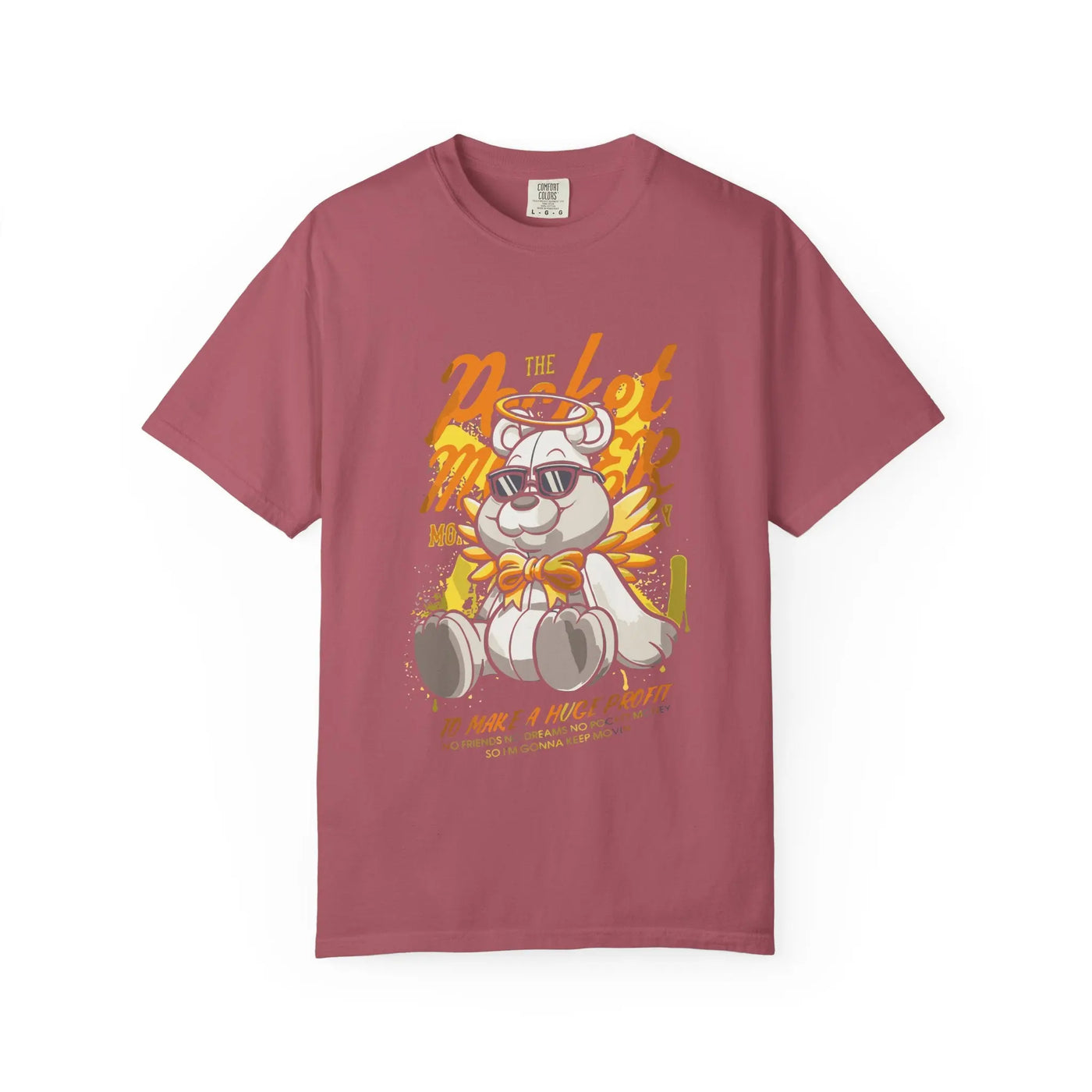 Angel Teddy Bear Streetwear Tee | Cute Wings Design | Buy Now - Sinful Threads