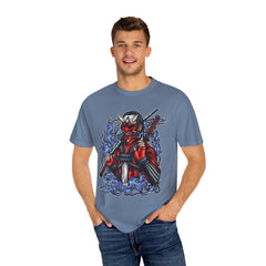 Oni mask tee - Samurai Demon Shirt - Warrior Gift