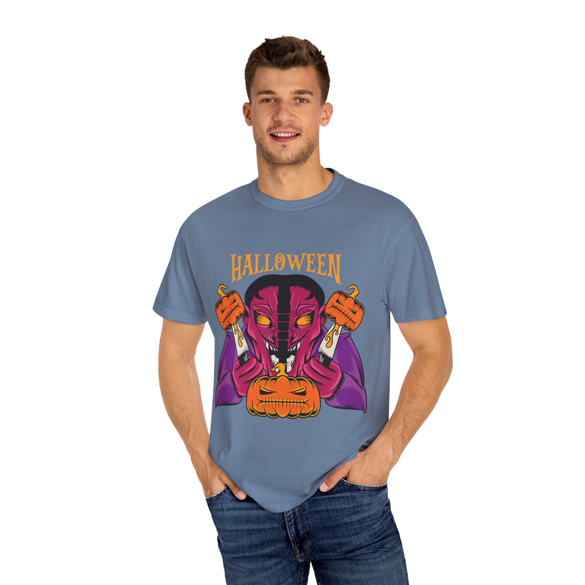 Devil halloween tee - Spooky Monster Shirt - Scary Fun - Sinful Threads