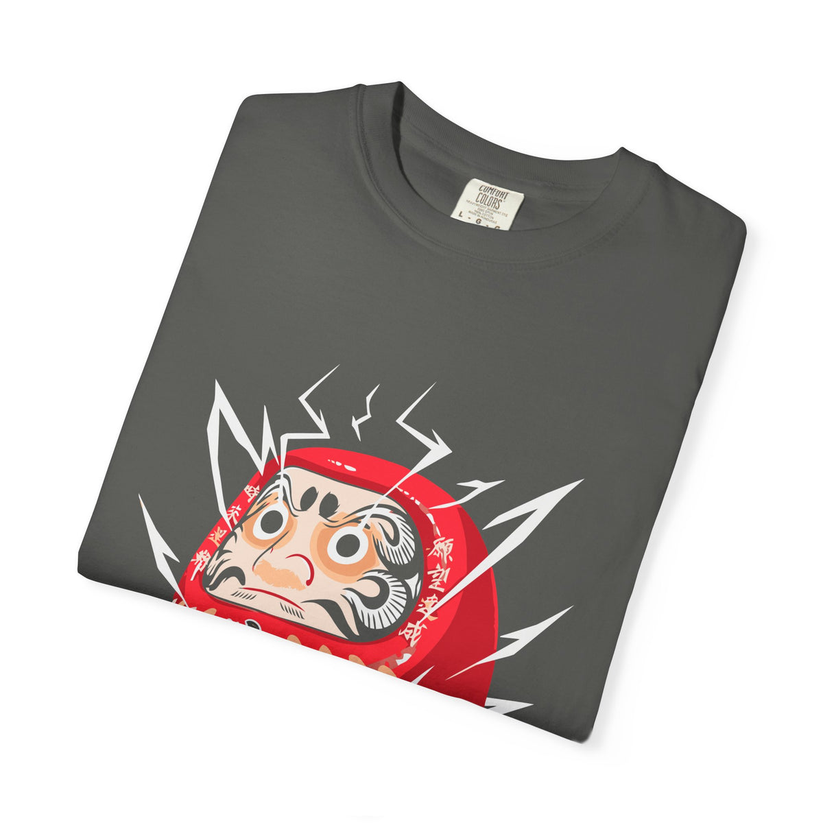 Daruma Good Luck Charm Japanese Graphic Tee Design