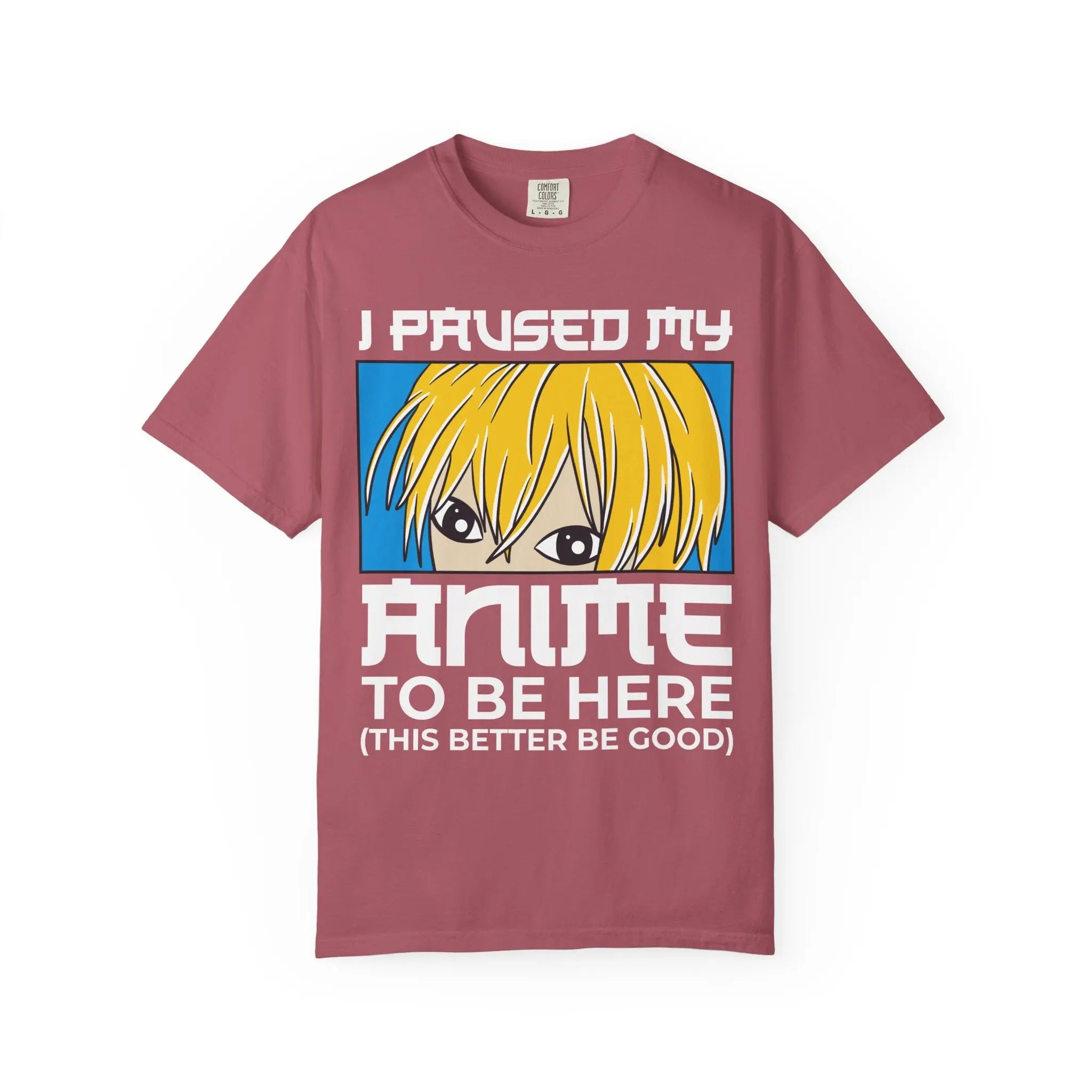 Paused Anime Shirt – Graphic Meme Tee - Sinful Threads