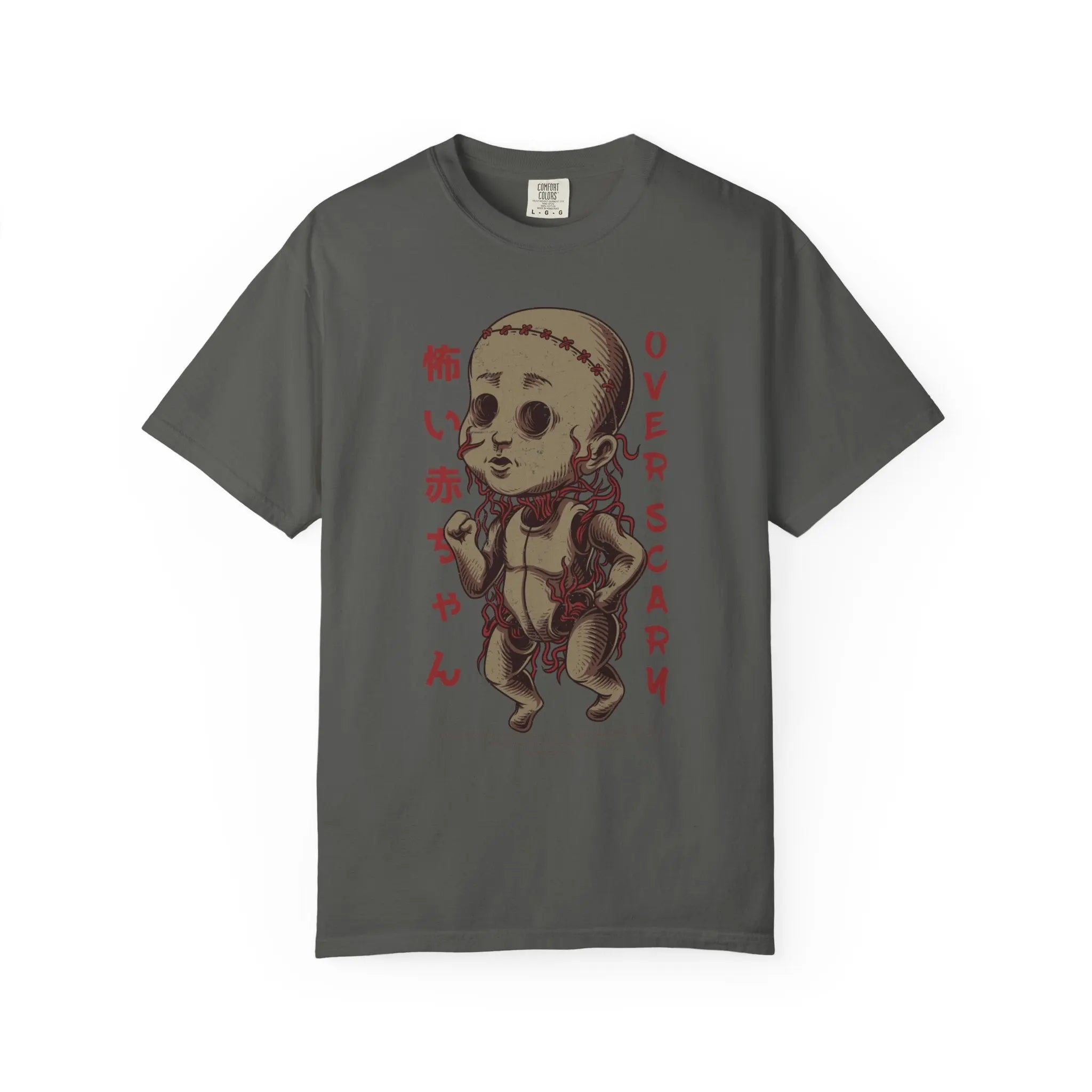 Terrifying Baby Overscary Graphic Design T-Shirt - Sinful Threads