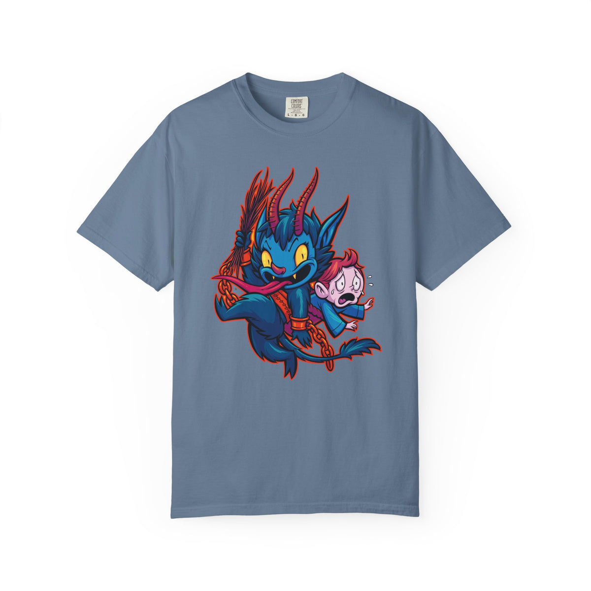 Kawaii Krampus Tee - Cute Cartoony Holiday Shirt