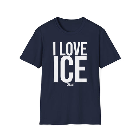 Political Satire Shirt - I Love ICE Cream Funny Tee