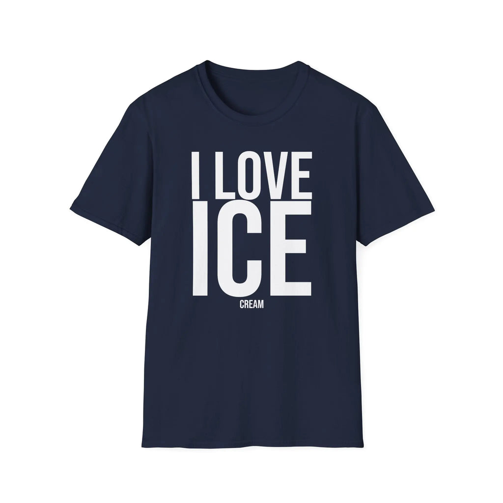 Political Satire Shirt - I Love ICE Cream Funny Tee Printify