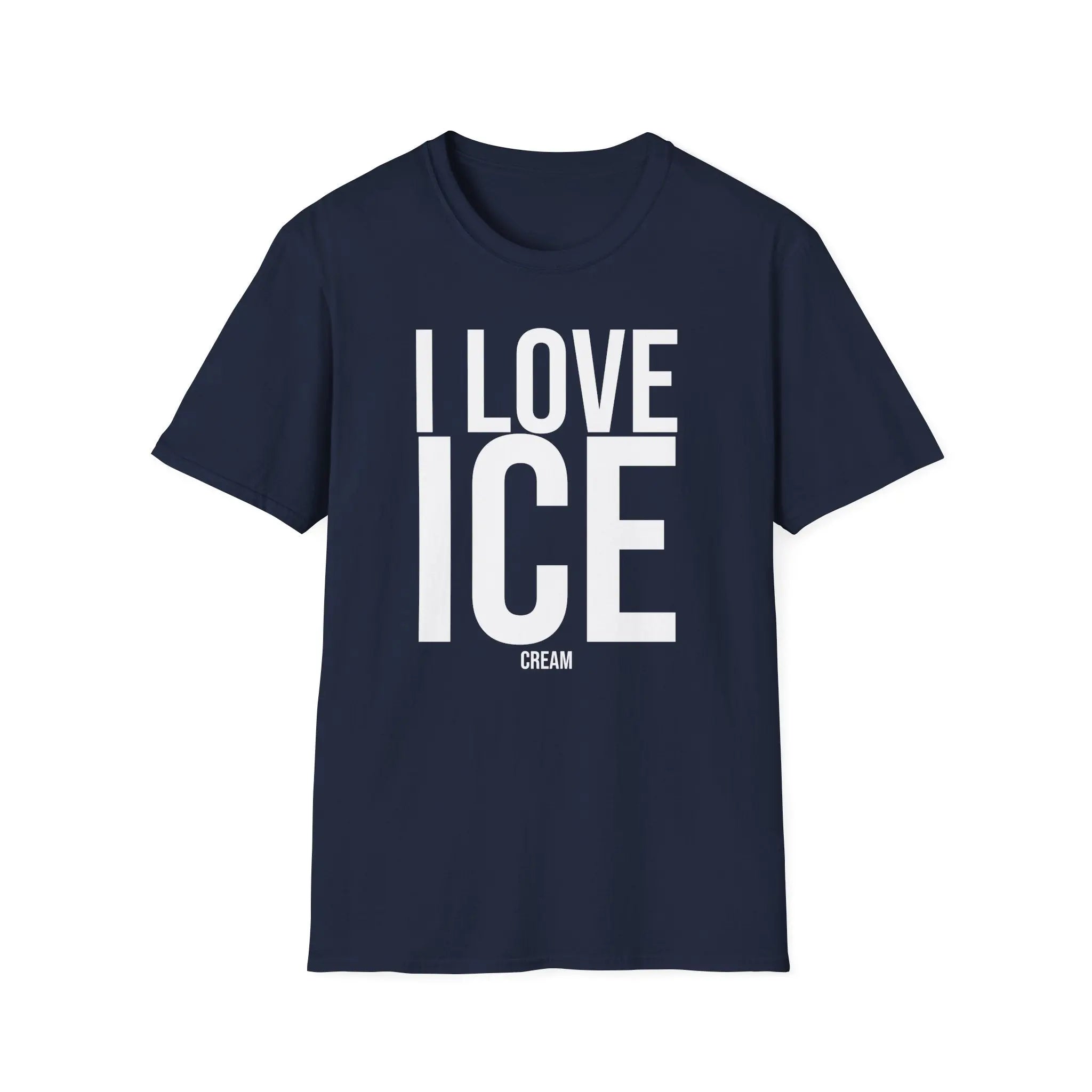 Political Satire Shirt - I Love ICE Cream Funny Tee Printify