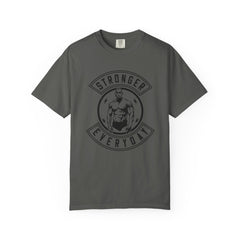 Stronger Everyday Fitness Motivation Graphic Design T-Shirt