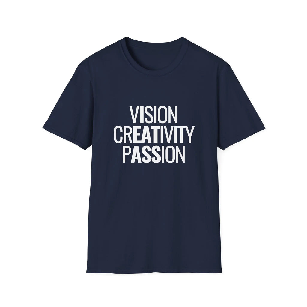 Vision Passion Hidden Message Shirt - Subtle Adult Humor Tee Printify