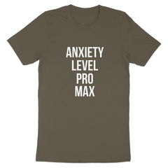 Anxiety Level Pro Max Graphic T-Shirt product type