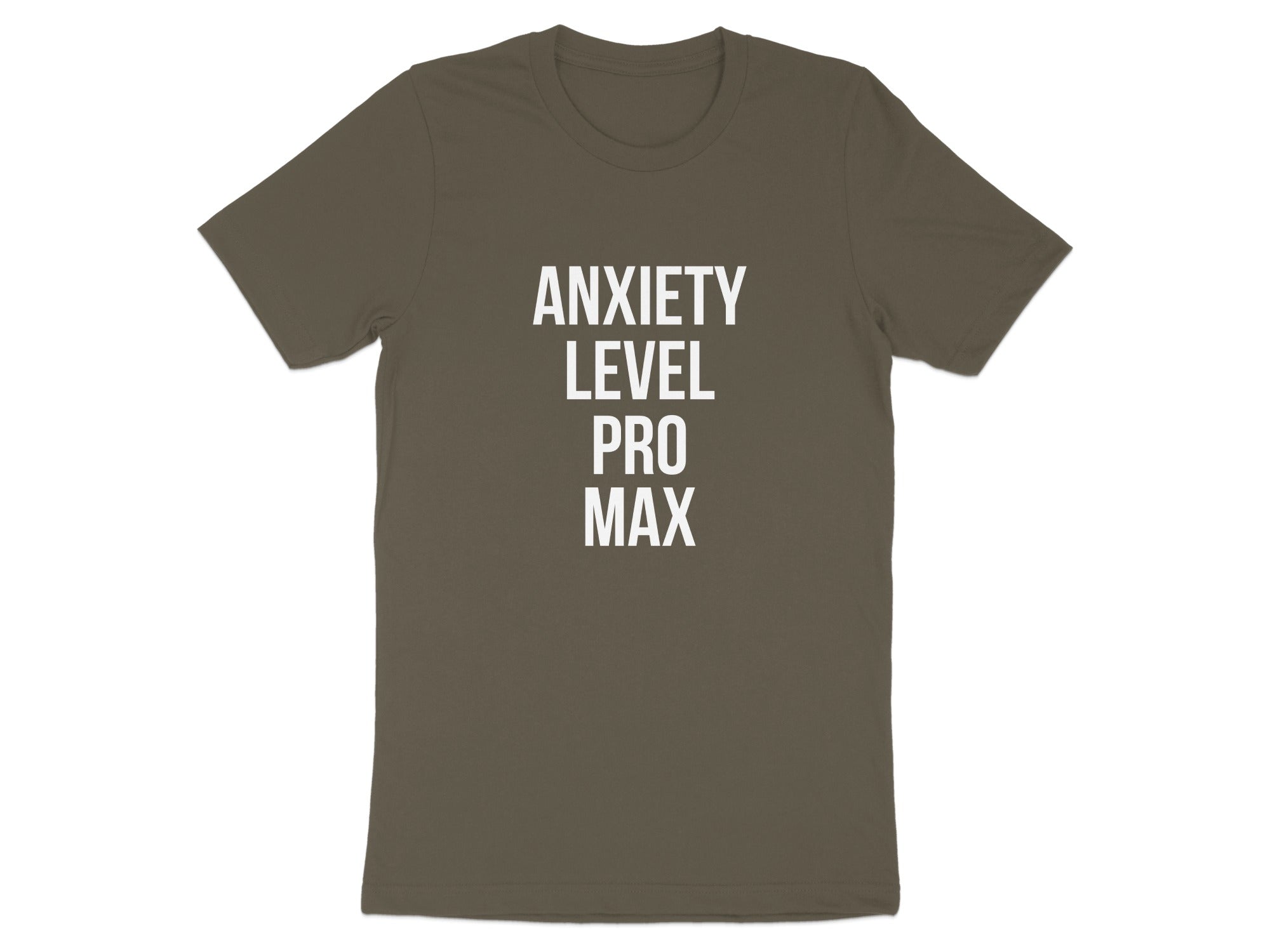 Anxiety Level Pro Max Graphic T-Shirt product type