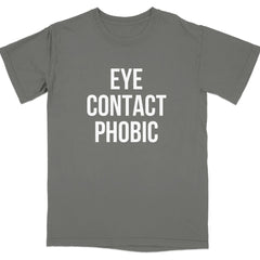 Eye Contact Phobic Funny Statement T-Shirt product type