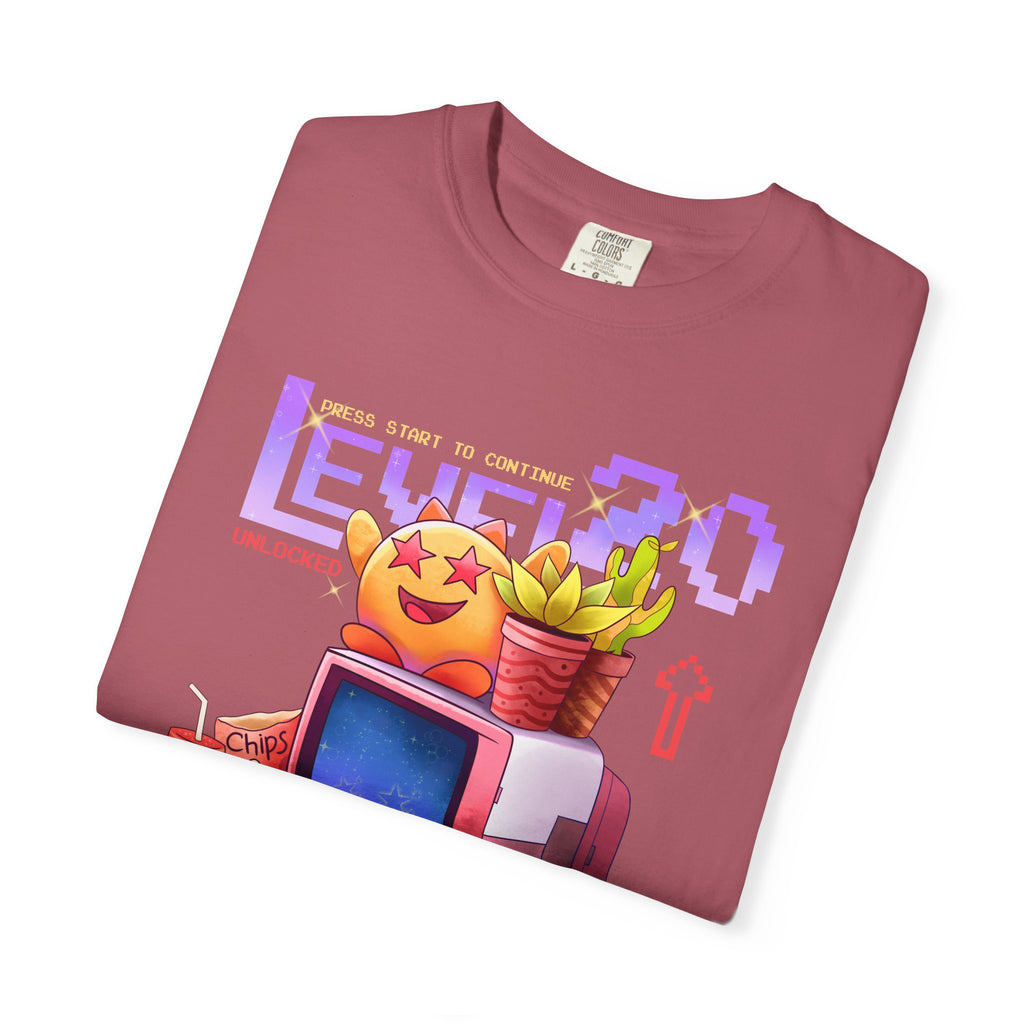 Retro Gaming Tee - Level 20 Pixel - 90s Birthday Gift - Sinful Threads