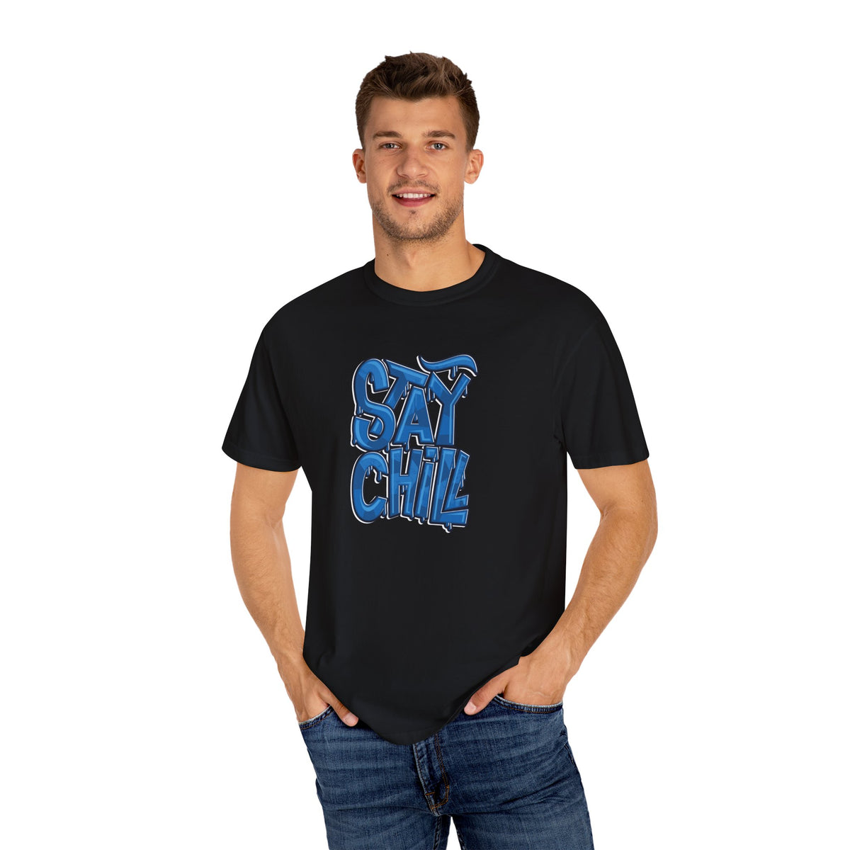 Chill Graphic Tee - Stay Cool Shirt - Relaxed Vibe Gift