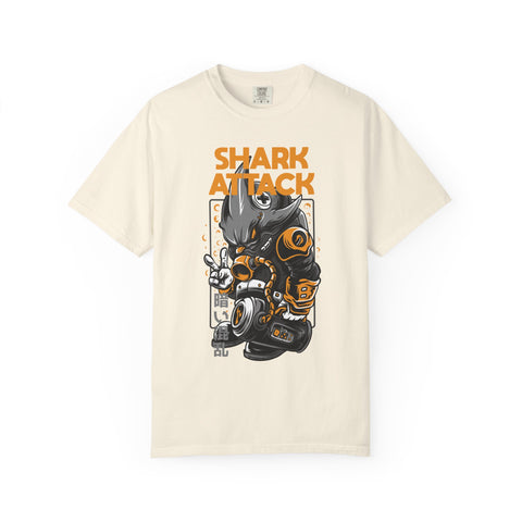 Shark Attack Bold Graphic Unisex T-Shirt