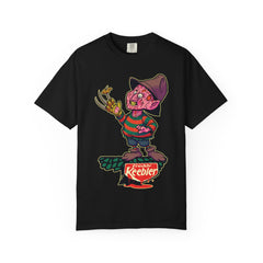 Elf Cookie Elm Street Tee - Spooky Holiday Horror Shirt
