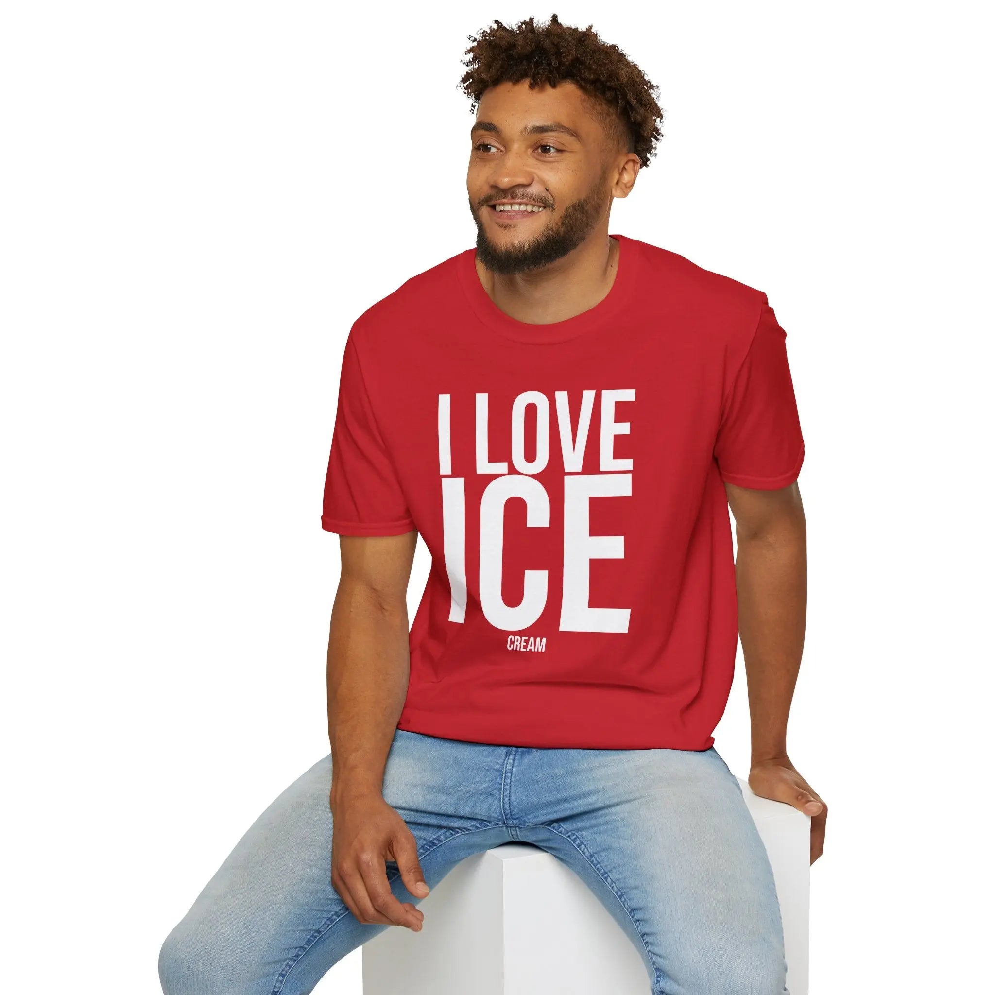 Political Satire Shirt - I Love ICE Cream Funny Tee Printify