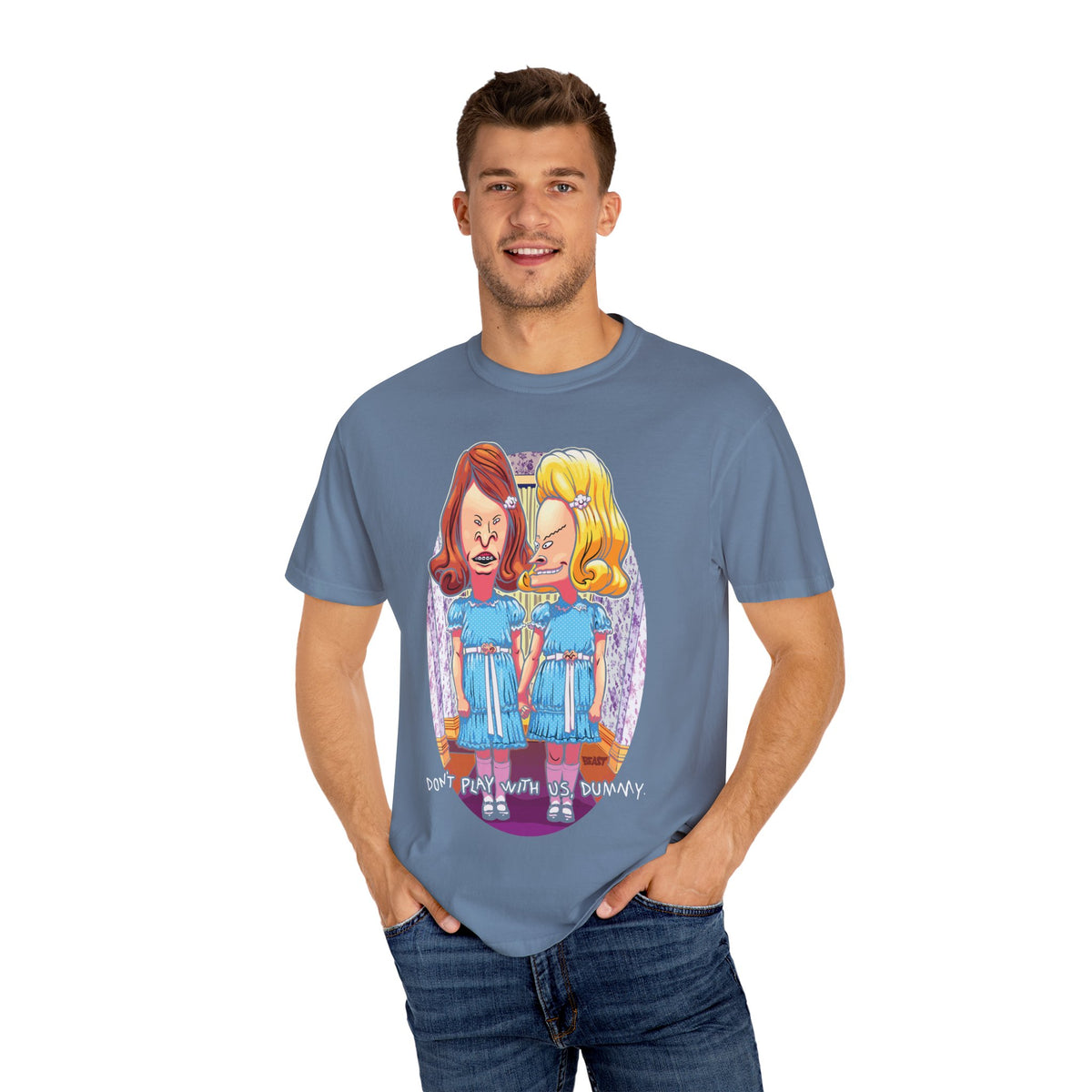 Beavis Butthead Shining Parody 90s Cartoon Horror Tee